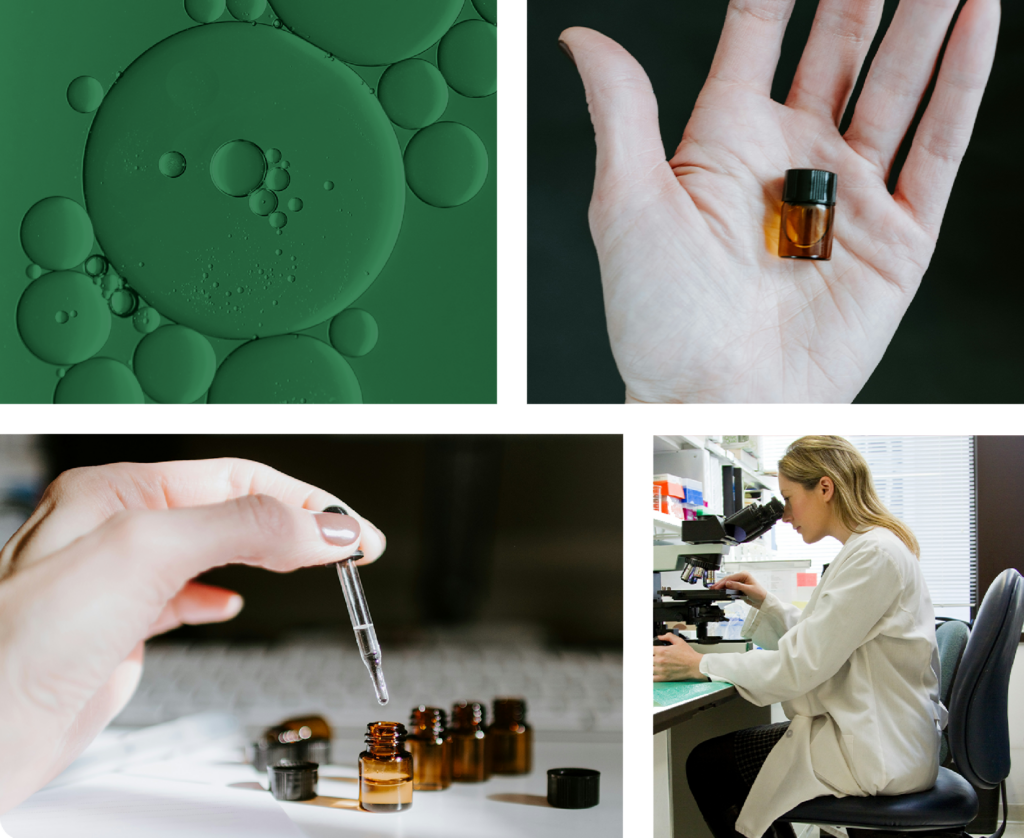 Seeking and Driving Solutions Collage - Innovation at DesBio