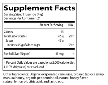 Smart Silver Honey Manuka Lozenges 21 ct - Image 3