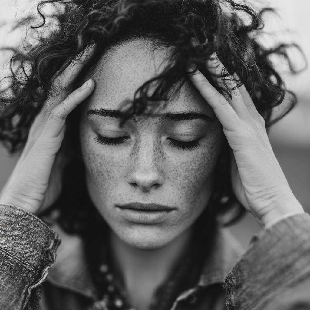 Woman experiencing fatigue and overwhelm