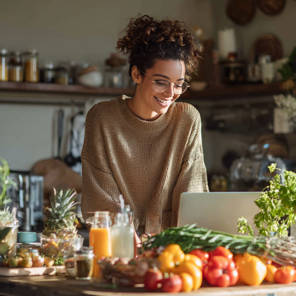 Woman at complete peace — metabolic stabilization support