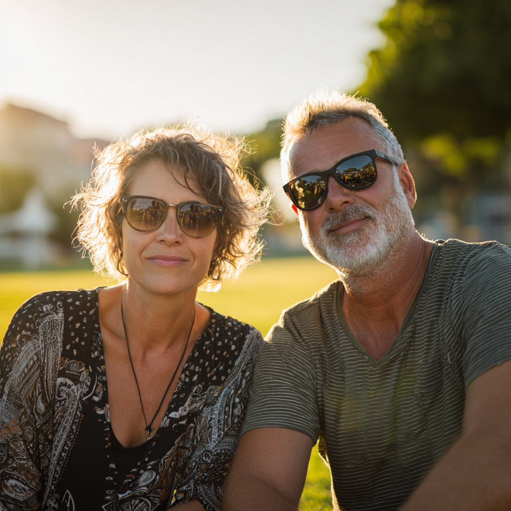 Friends outside feeling well — meridian support