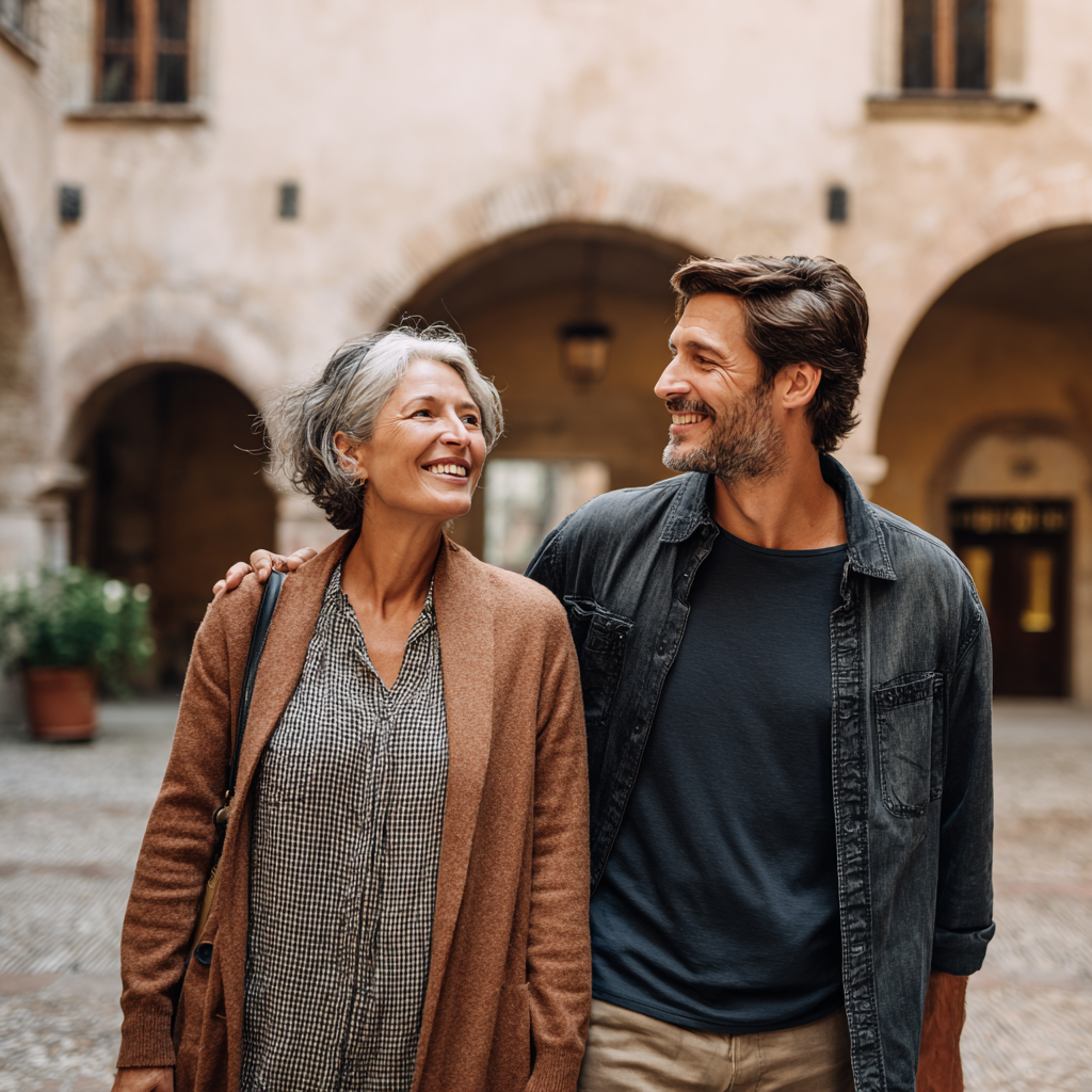 Happy couple experiencing the benefits of homeopathic care