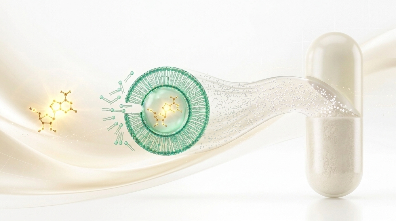 NAD molecule forming a liposome