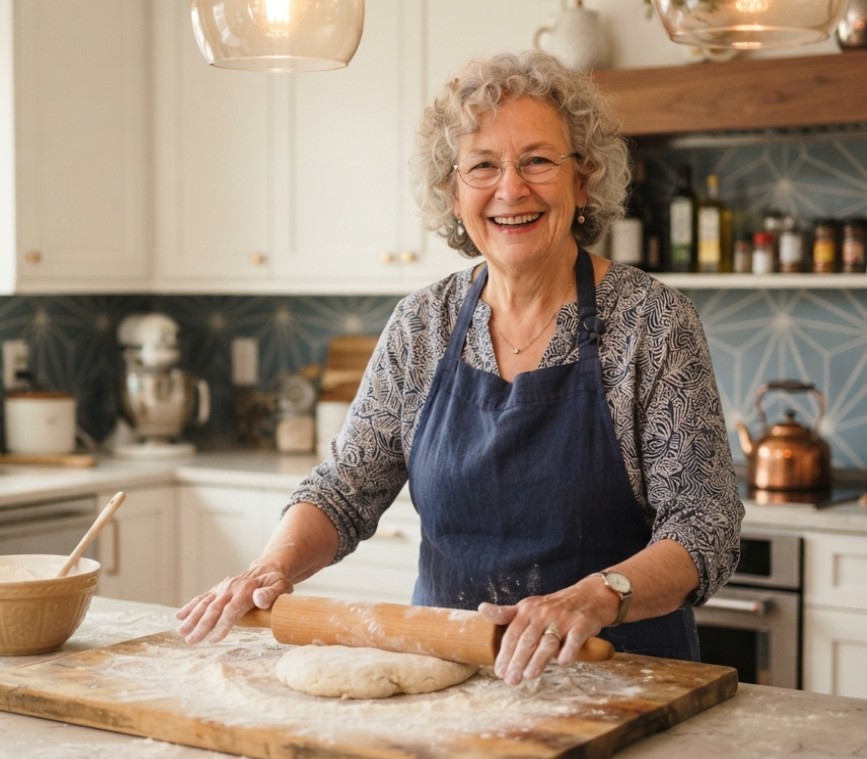 Woman cooking a healthy meal